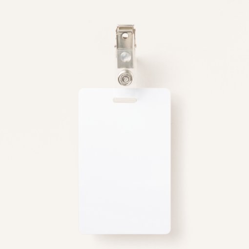 Event Staff Modern Name Badge Custom Logo Black | Zazzle