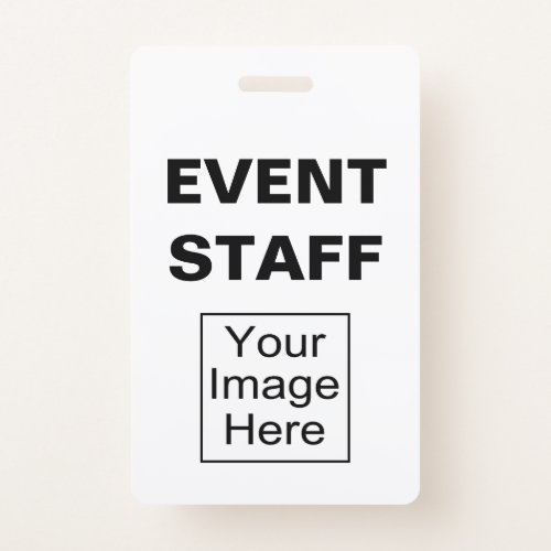 Event Staff Photo ID Badges