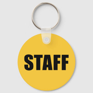 Event Staff Security Crew Gear Keychain