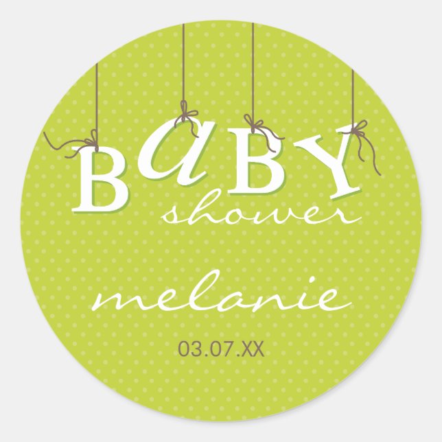 EVENT STICKER :: baby letters 2 (Front)