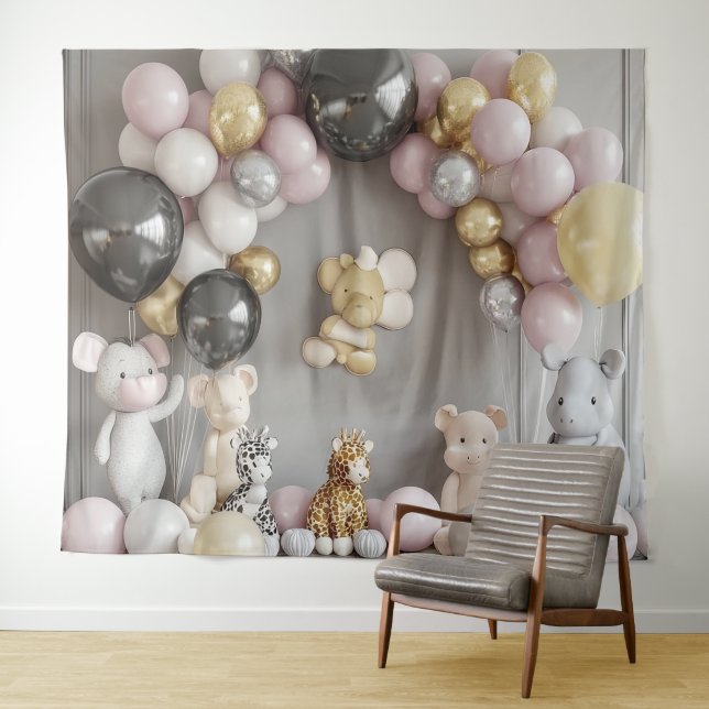Events Baby Shower Wall Backdrop Banner (In Situ (Horizontal))