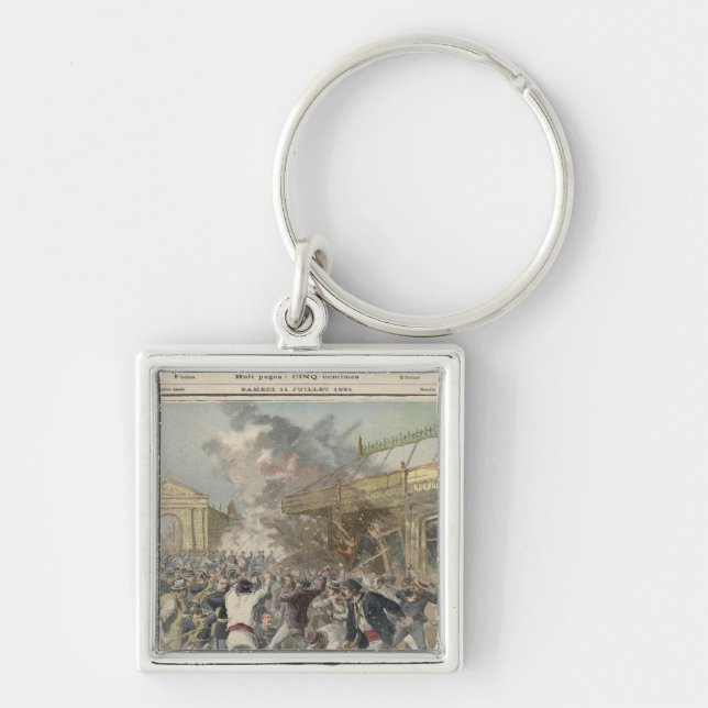 Events in Bordeaux Keychain (Front)