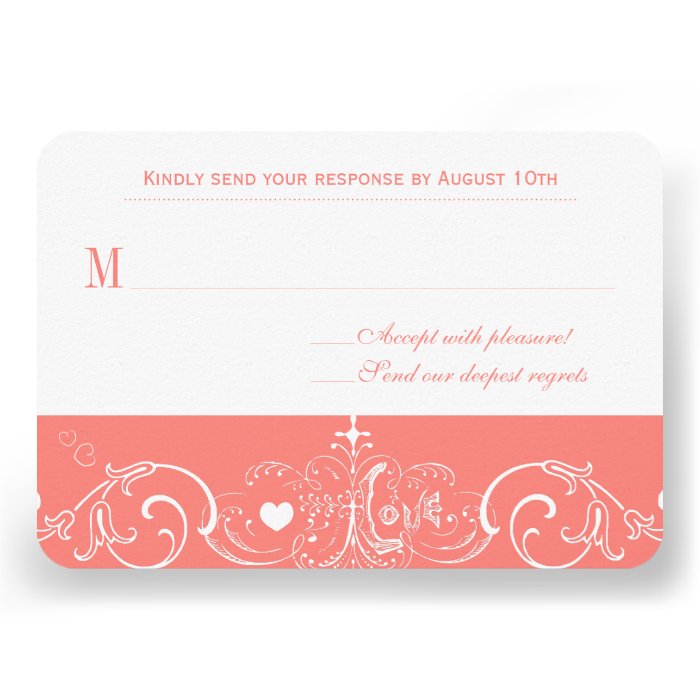 Ever After Chalkboard Response Card