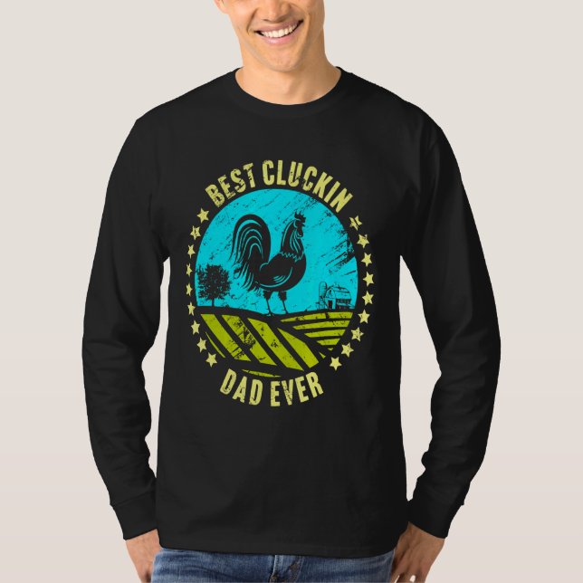 Ever Chicken Rooster Farmer T-Shirt (Front)