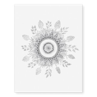 Ever-growing Mandala Temporary Tattoos