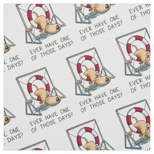 Ever Have One of Those Days? Dog Agility Fabric
