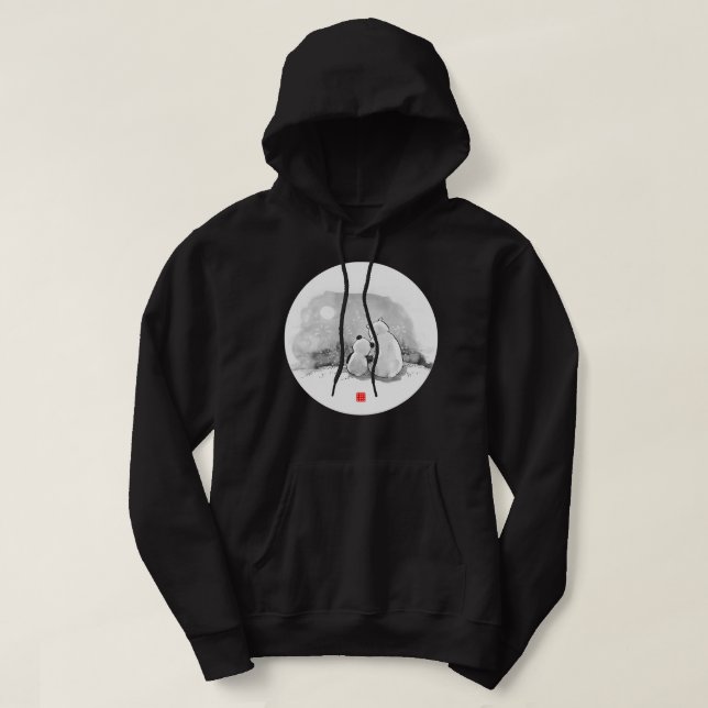 Ever Panda And Polar Bear Hoodie (Design Front)