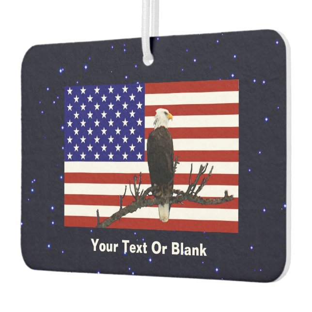 Ever Vigilant Bald Eagle Air Freshener (Left)