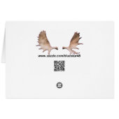 Ever Vigilant Bald Eagle Cards (Back Horizontal)