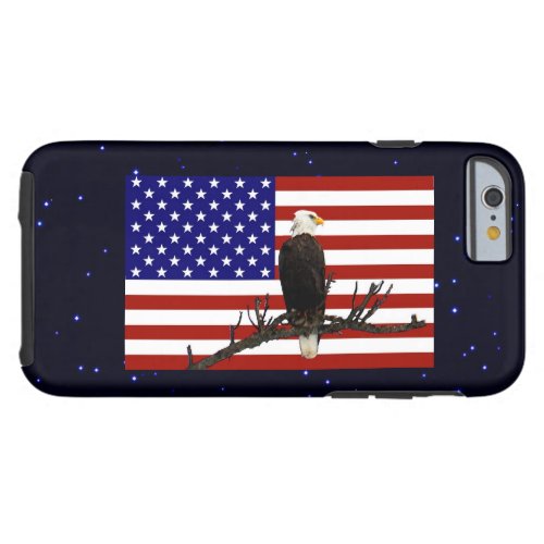 Ever Vigilant Bald Eagle Tough iPhone 6 Case