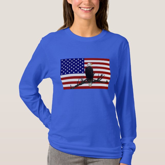Ever Vigilant Bald Eagle T-Shirt (Front)