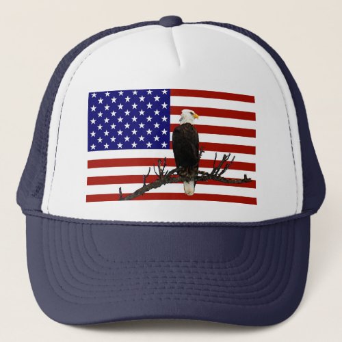 Ever Vigilant Bald Eagle Trucker Hat