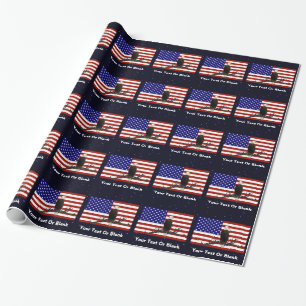 Ever Vigilant Bald Eagle Wrapping Paper
