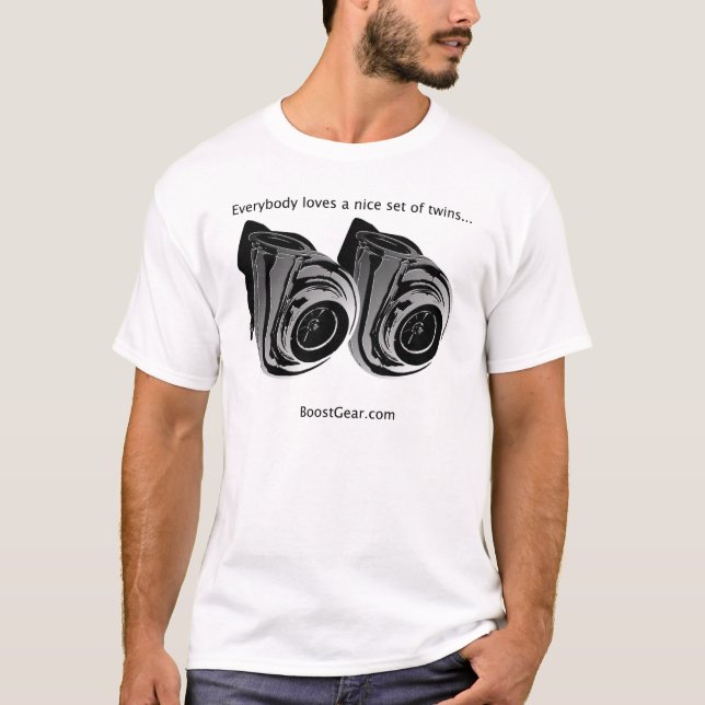 Everbody loves twins... Ladies Fashion Turbo Top (Front)