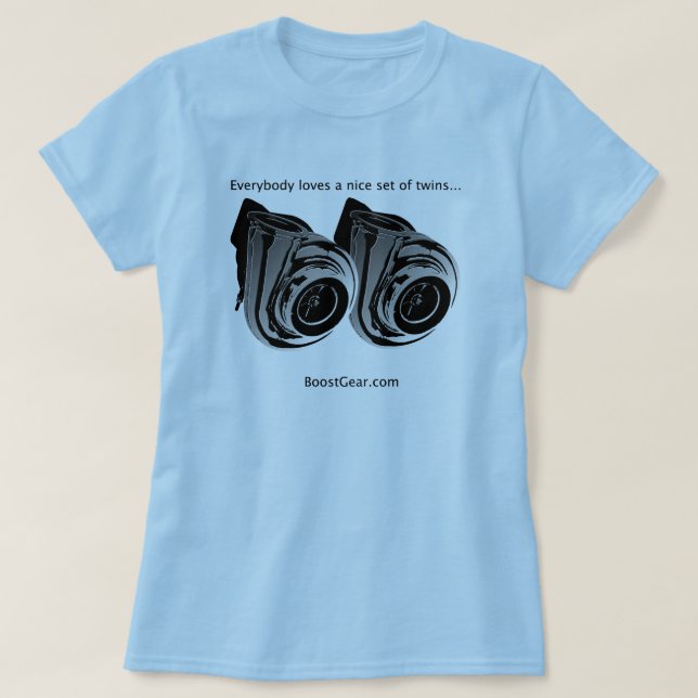 Everbody loves twins...  Turbo  - Womens T-Shirt (Design Front)