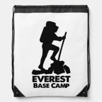 Everest Base Camp Adventure Drawstring Sling Bag