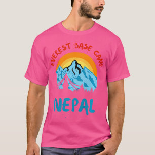 Everest Base Camp Nepal Climbing Hiking Mountains  T-Shirt
