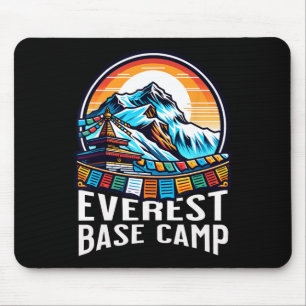 Everest Base Camp Prayer Flags Nepali Himalayan Hi Mouse Pad