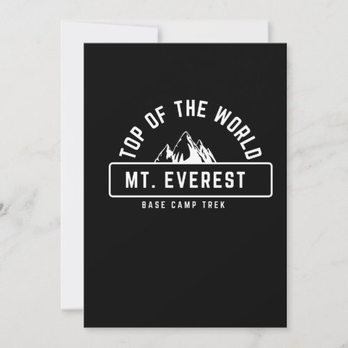 Everest Base Camp Trek Thank You Card
