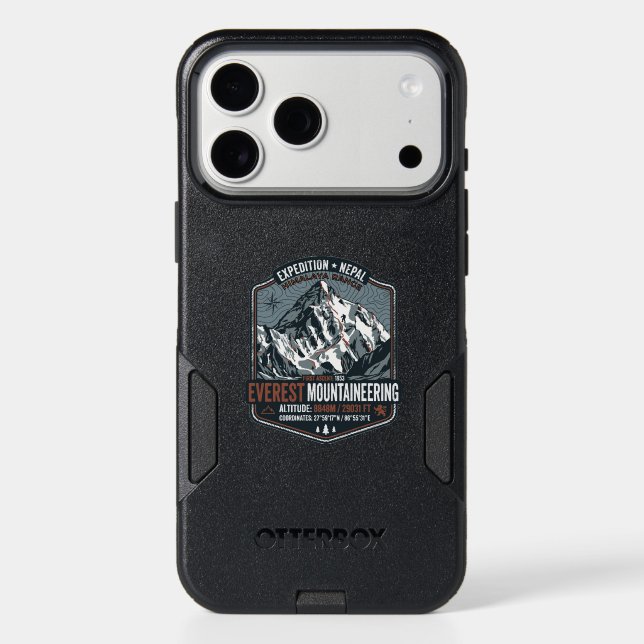 EVEREST NEPAL EXPEDITION MOUNTAIN DESIGN OTTERBOX iPhone CASE (Back)