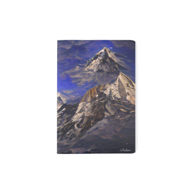 Everest on A Starry Night Passport Holder (Front)