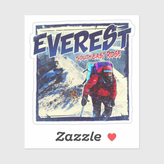 Everest South East Ridge Sticker (Sheet)