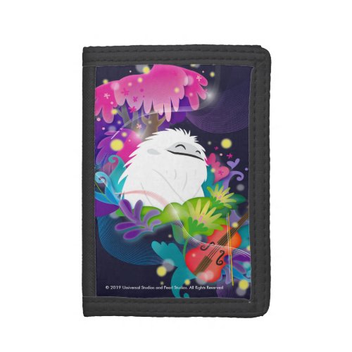 Everest With Flowers and a Violin Trifold Wallet