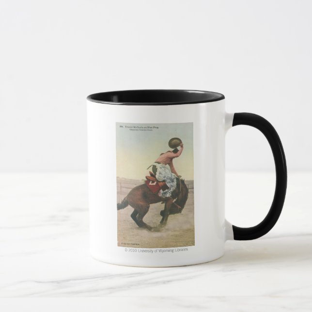 Everett McGucin on Blue Dog Cheyenne Frontier Days Mug (Right)