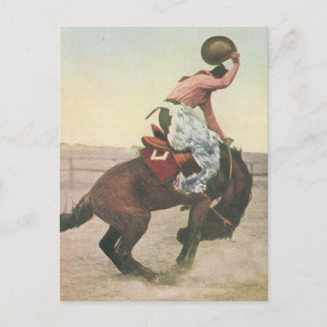 Everett McGucin on Blue Dog Cheyenne Frontier Days Postcard (Front)