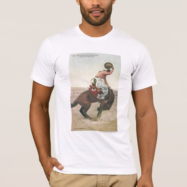Everett McGucin on Blue Dog Cheyenne Frontier Days T-Shirt (Front)