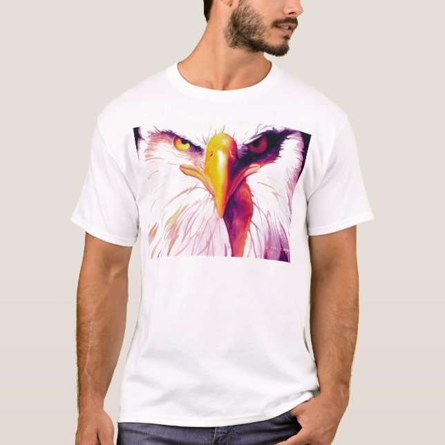 "Everette" Eagle by Artist Paul Jackson T-Shirt (Front)
