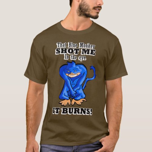 Evergeek Blue Monkey T_Shirt