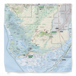 Everglades map bandana