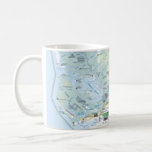 Everglades map mug