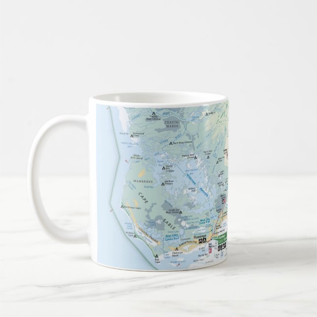 Everglades map mug (Left)