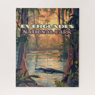 Everglades National Park Alligator Swamp Florida Jigsaw Puzzle