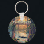 Everglades National Park Alligator Swamp Florida Keychain<br><div class="desc">An alligator swims through a mangrove swamp at sunset in Everglades National Park. Everglades National Park, located in southern Florida, was established in 1947 and is the largest subtropical wilderness in the United States, renowned for its unique ecosystem and diverse wildlife. The park’s highlights include Shark Valley, with its iconic...</div>