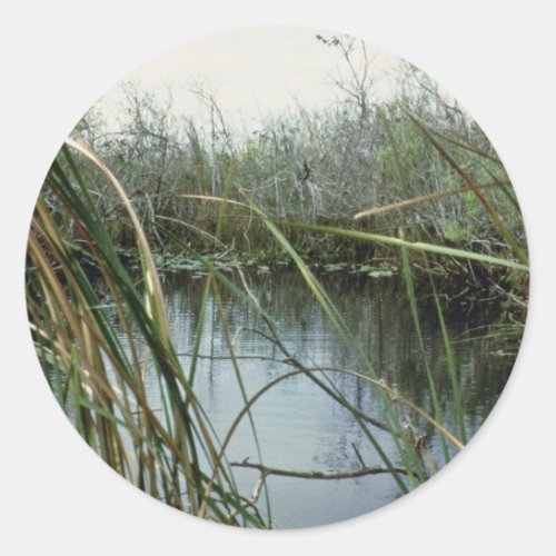 Everglades National Park Classic Round Sticker