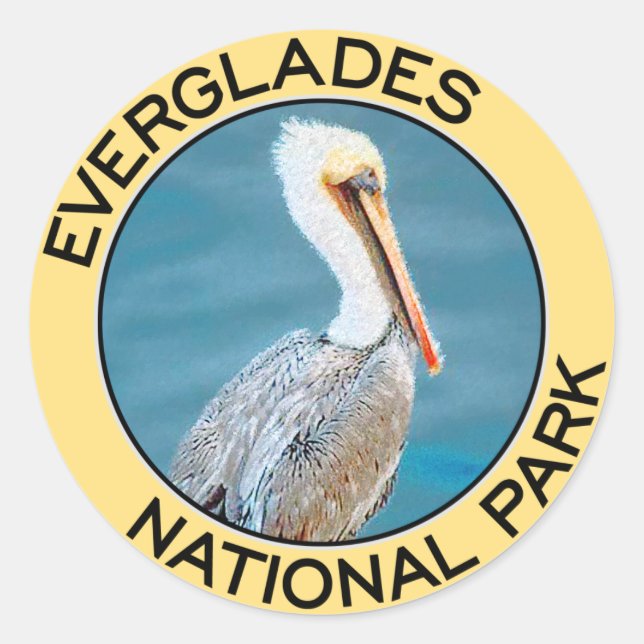 Everglades National Park Classic Round Sticker (Front)