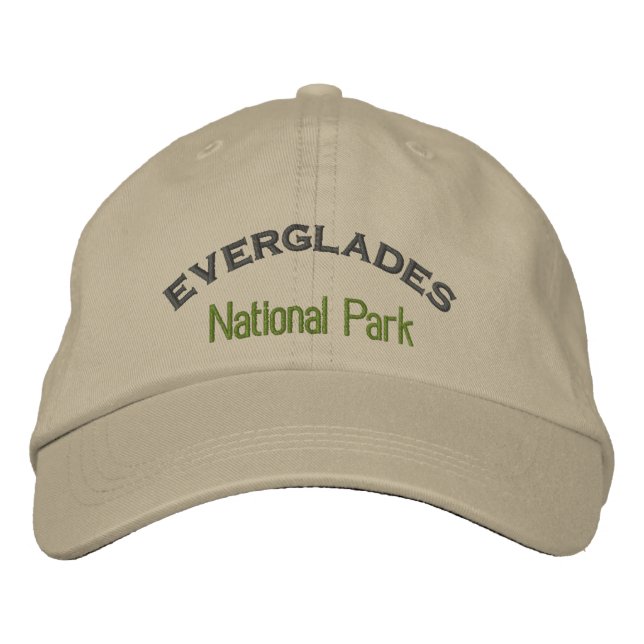Everglades National Park Embroidered Baseball Hat (Front)
