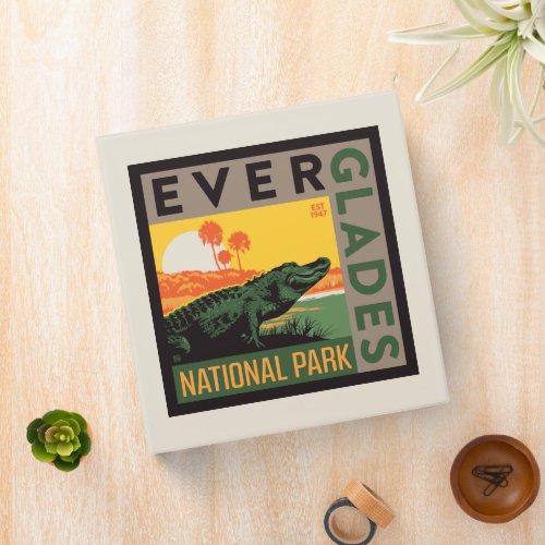 Everglades National Park  Florida 3 Ring Binder