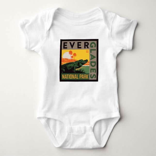 Everglades National Park | Florida Baby Bodysuit (Front)