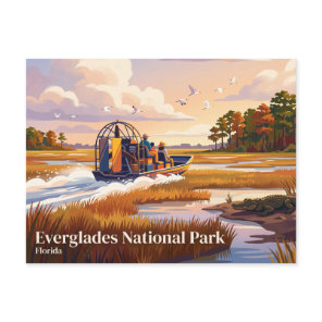 Everglades National Park Florida Postcard