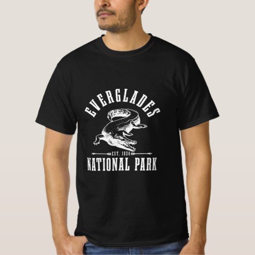 Everglades National Park Florida Pride Alligator C T_Shirt