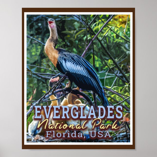 EVERGLADES NATIONAL PARK - FLORIDA UNITED STATES POSTER (Front)