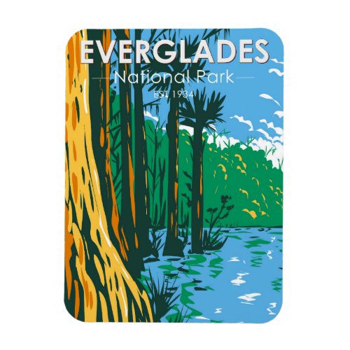  Everglades National Park Florida Vintage Magnet