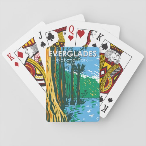  Everglades National Park Florida Vintage Playing Cards