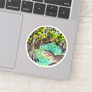 Everglades National Park Florida Watercolor Sticker