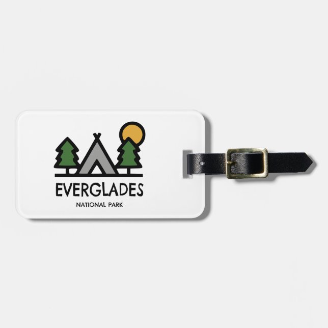 Everglades National Park Luggage Tag (Front Horizontal)