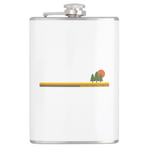 Everglades National Park Pine Trees Sun Flask